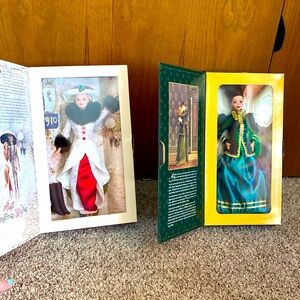 YULETIDE ROMANCE AND HOLIDAY MEMORIES CHRISTMAS 🎄 BARBIE DOLLS NIB